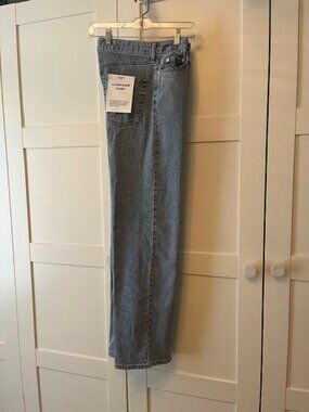 Oat New York Cloud Luxe Denim wide leg jeans